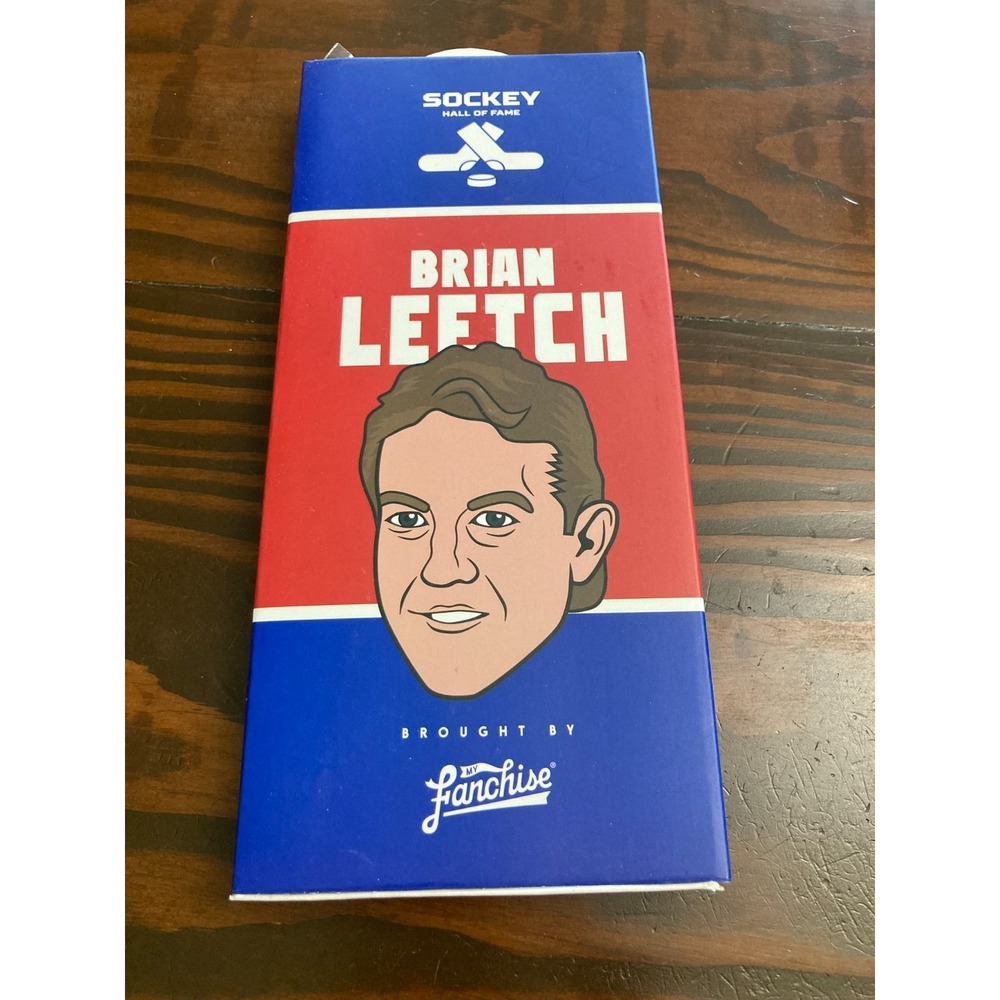 New Sockey Hall of Fame NHL Brian Leetch Socks 2018 New York‎ Rangers Hockey